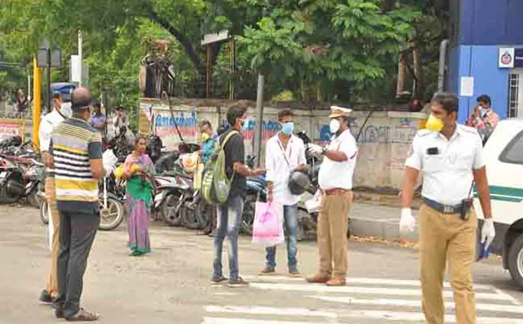 TAMILNADU LOCKDOWN TRAFFIC POLICE PEOPLES 